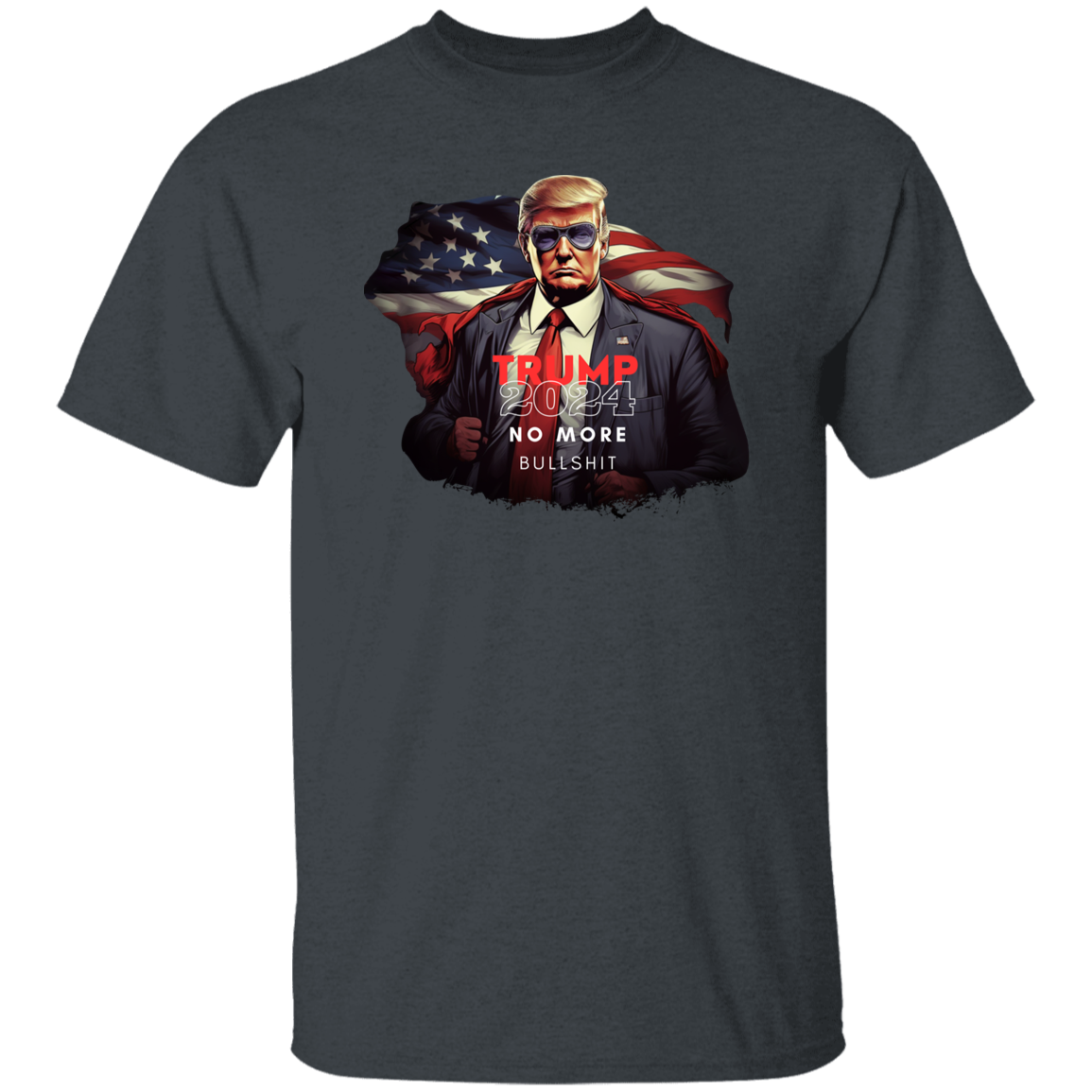 Donald Trump 2024 Support For President Dark Shirt N304 62546 HO82