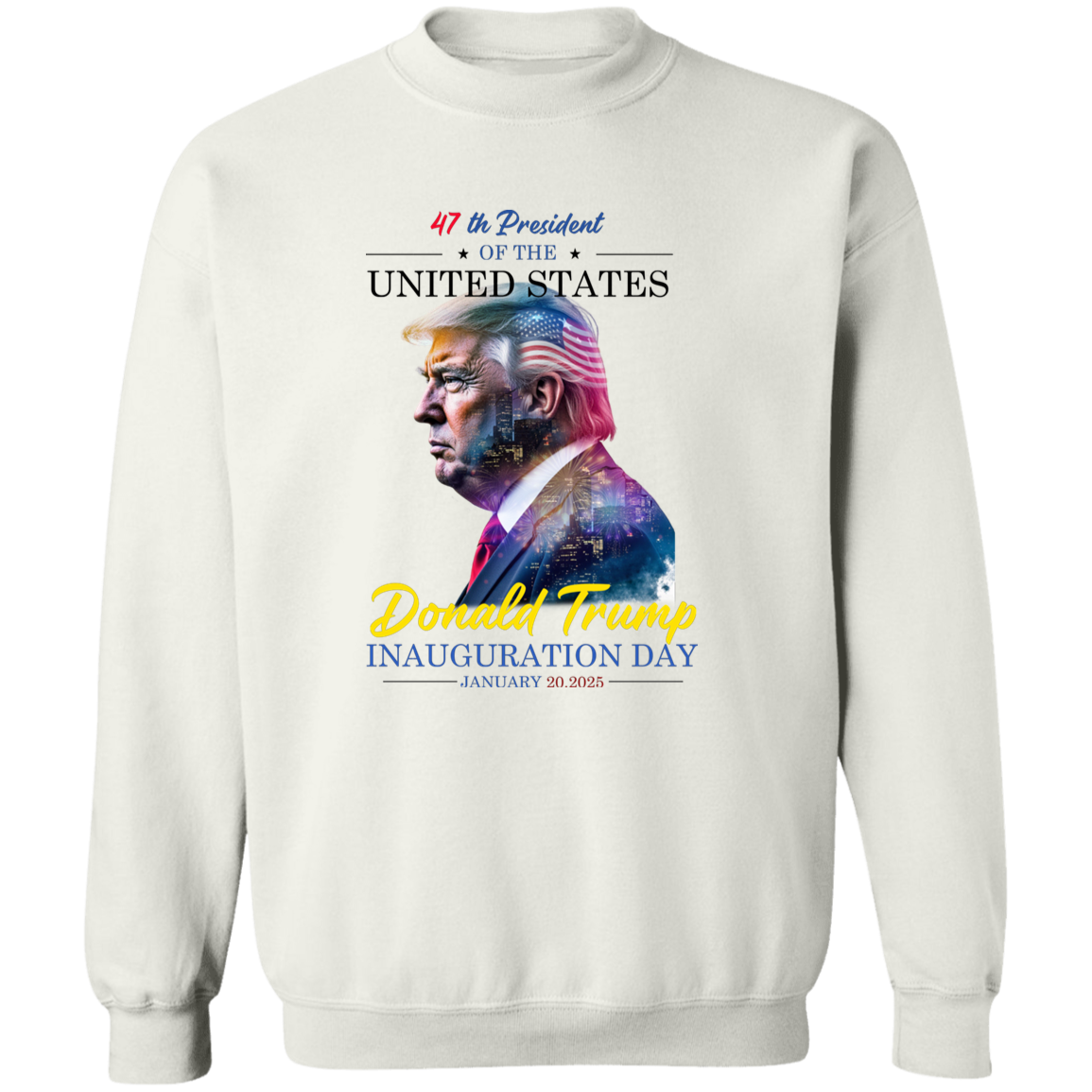 47th President of The USA Donald Trump Inauguration Day 2025 Bright Shirt CH07 67246