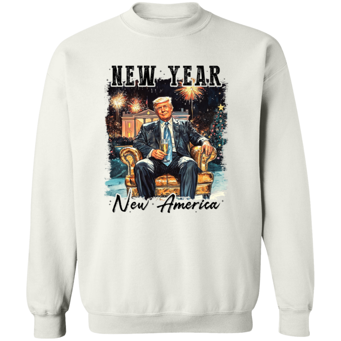New Year New America President Donald Trump Shirt HA75 64280