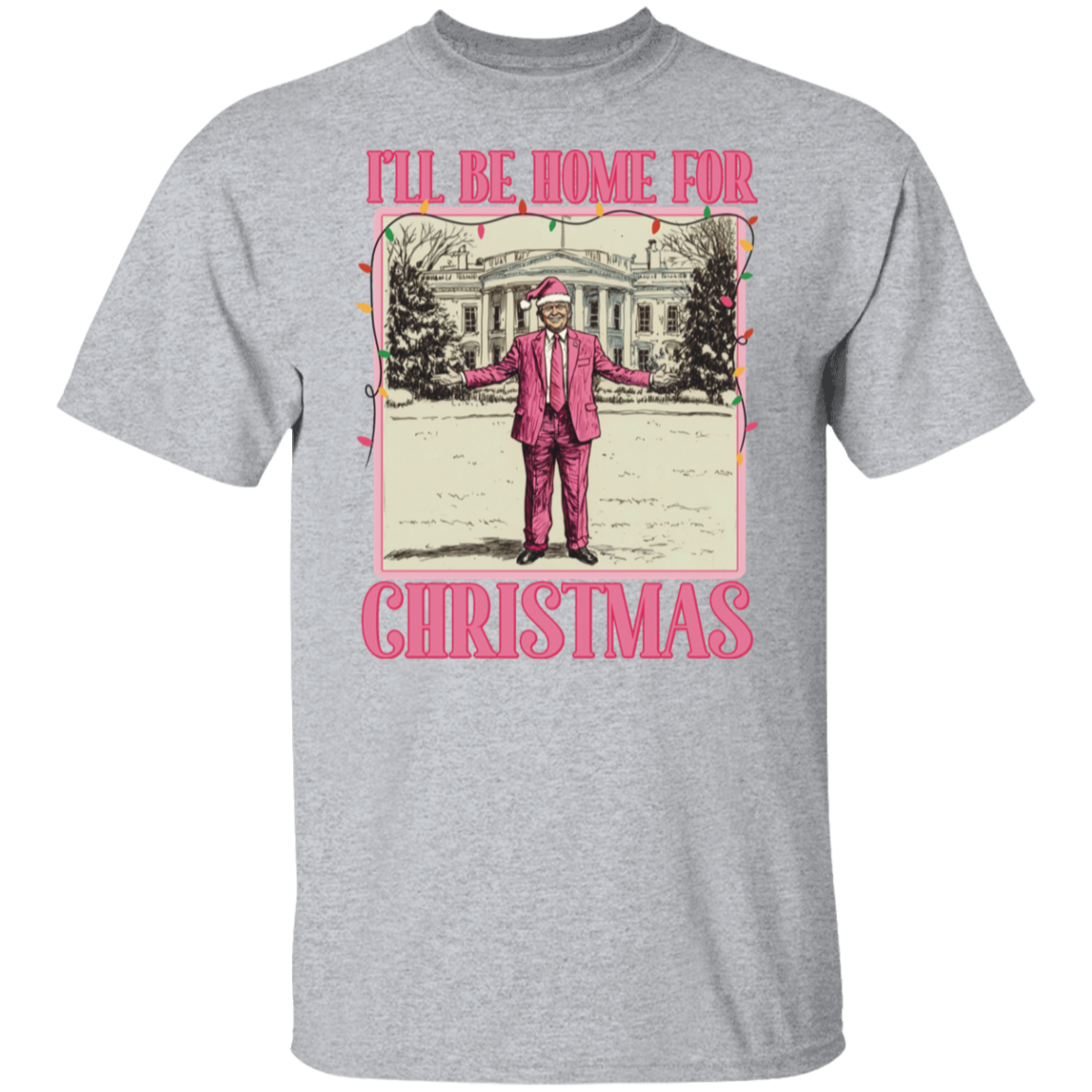 I'll be home for Xmas Funny Trump Shirt HA75 63627