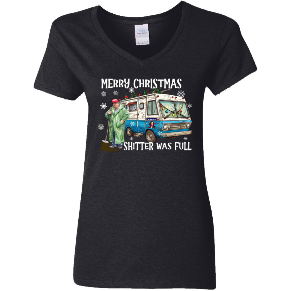 Merry Christmas Trump Shi**er Was Full Dark Shirt HO82 65332