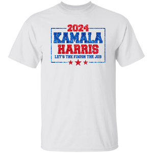 Kamala Harris Let's Finish The Job Bright Shirt TH10 63387