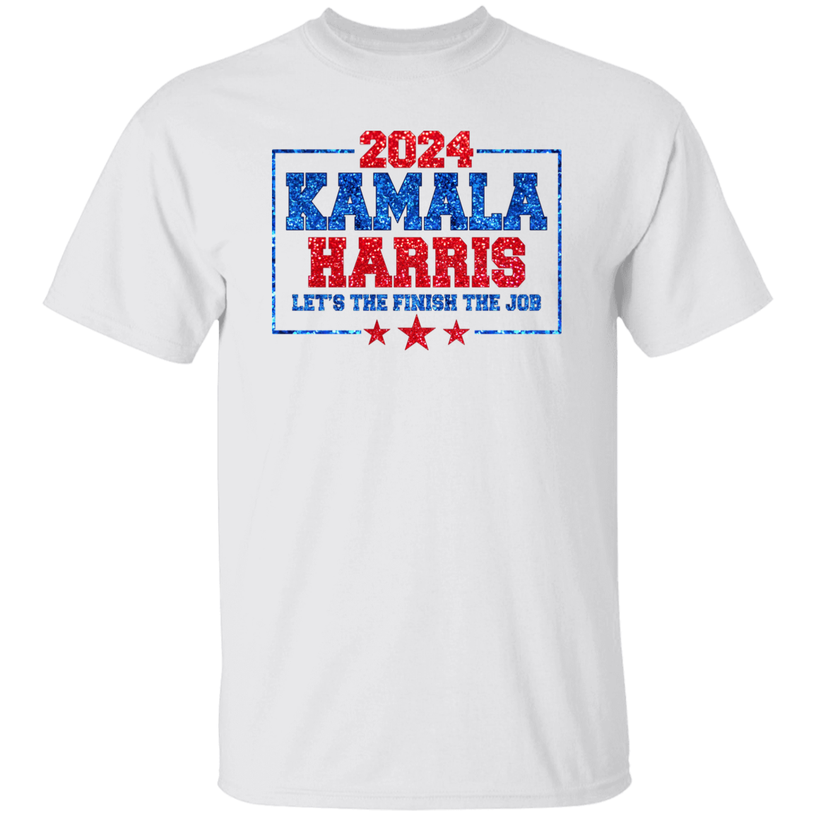 Kamala Harris Let's Finish The Job Bright Shirt TH10 63387