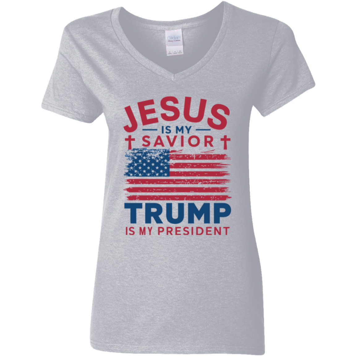 Jesus Is My Savior Trump Is My President Bright Shirt HO82 65326