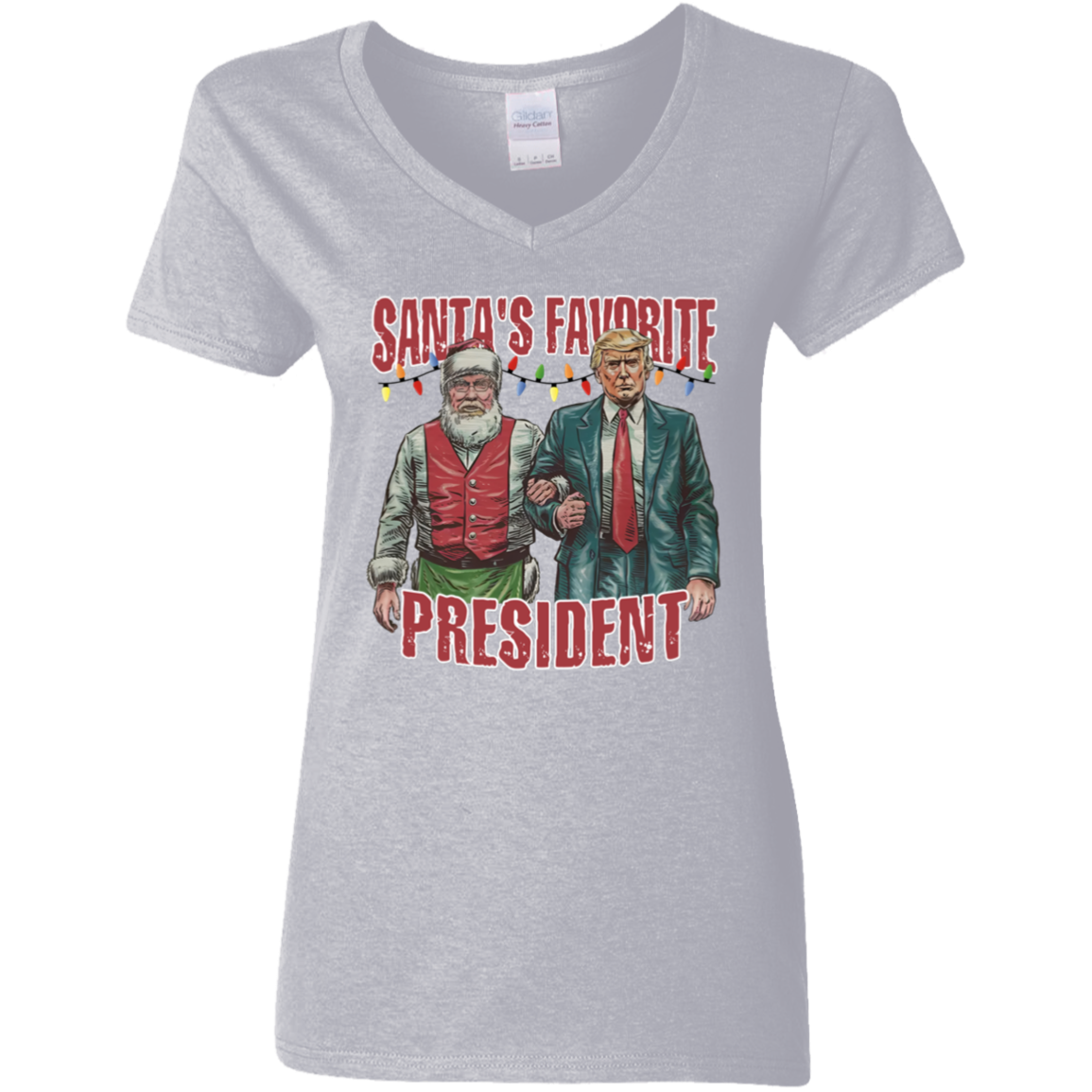 Santa's Favorite President Trump Christmas Shirt HA75 63594