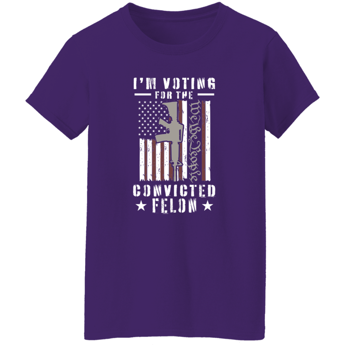 I'm Voting For The Convicted Felon Dark Shirt HO82 62708