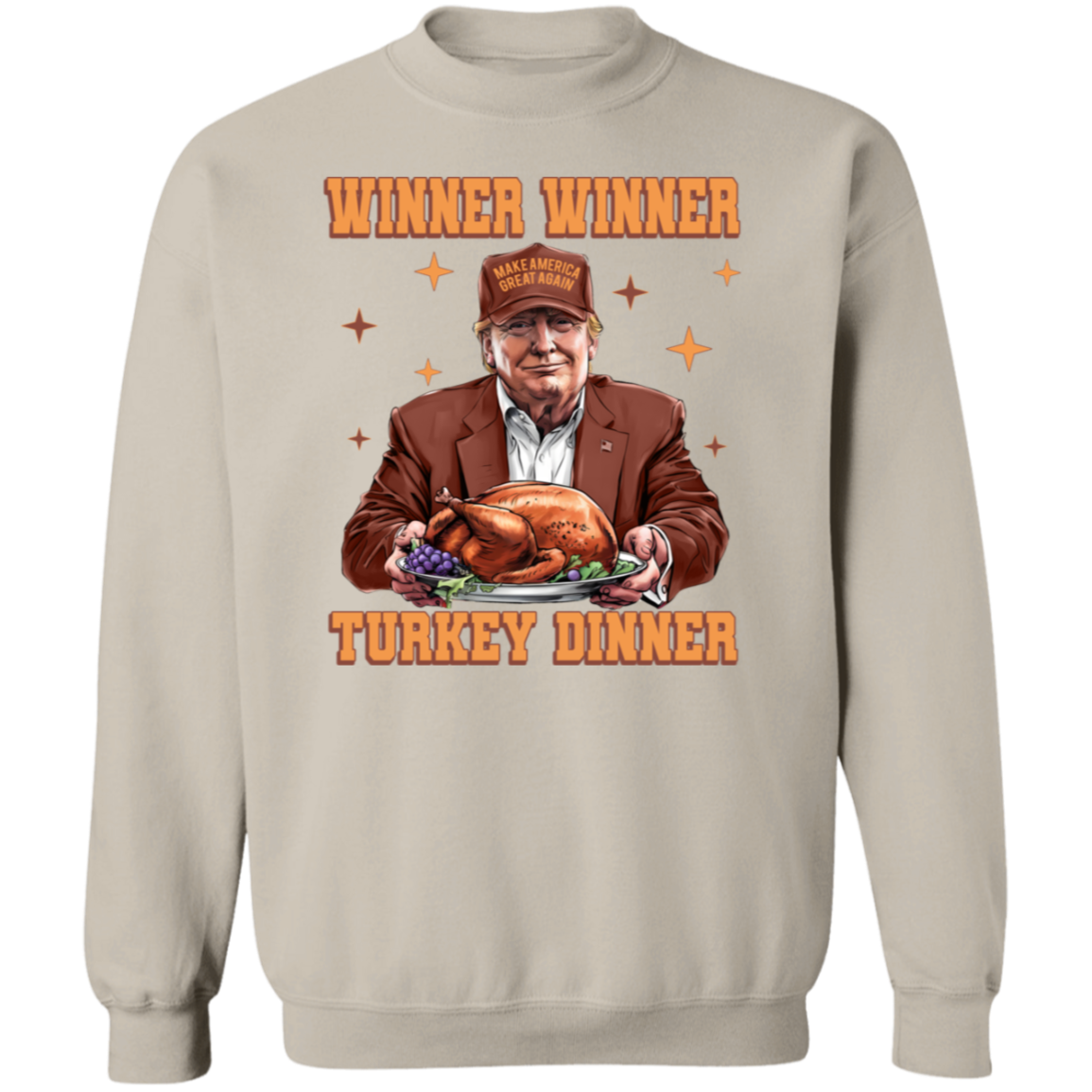 Trump Great Again Winner Turkey Dinner Bright Shirt LM32 63913