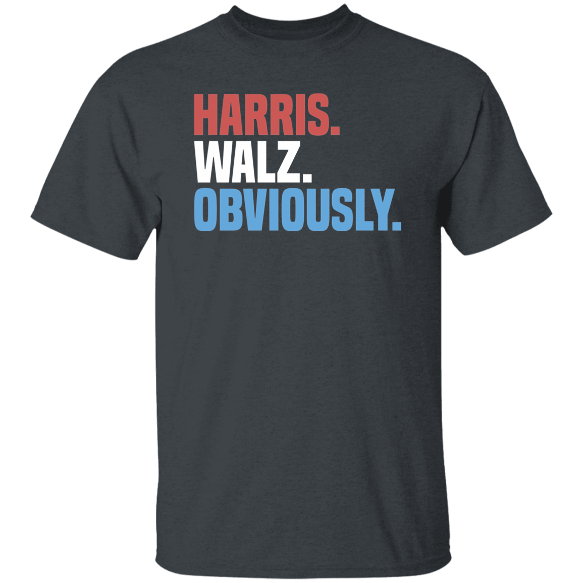 Kamala Harris Walz Obviously Madam President Election Dark Shirt HO82 65012
