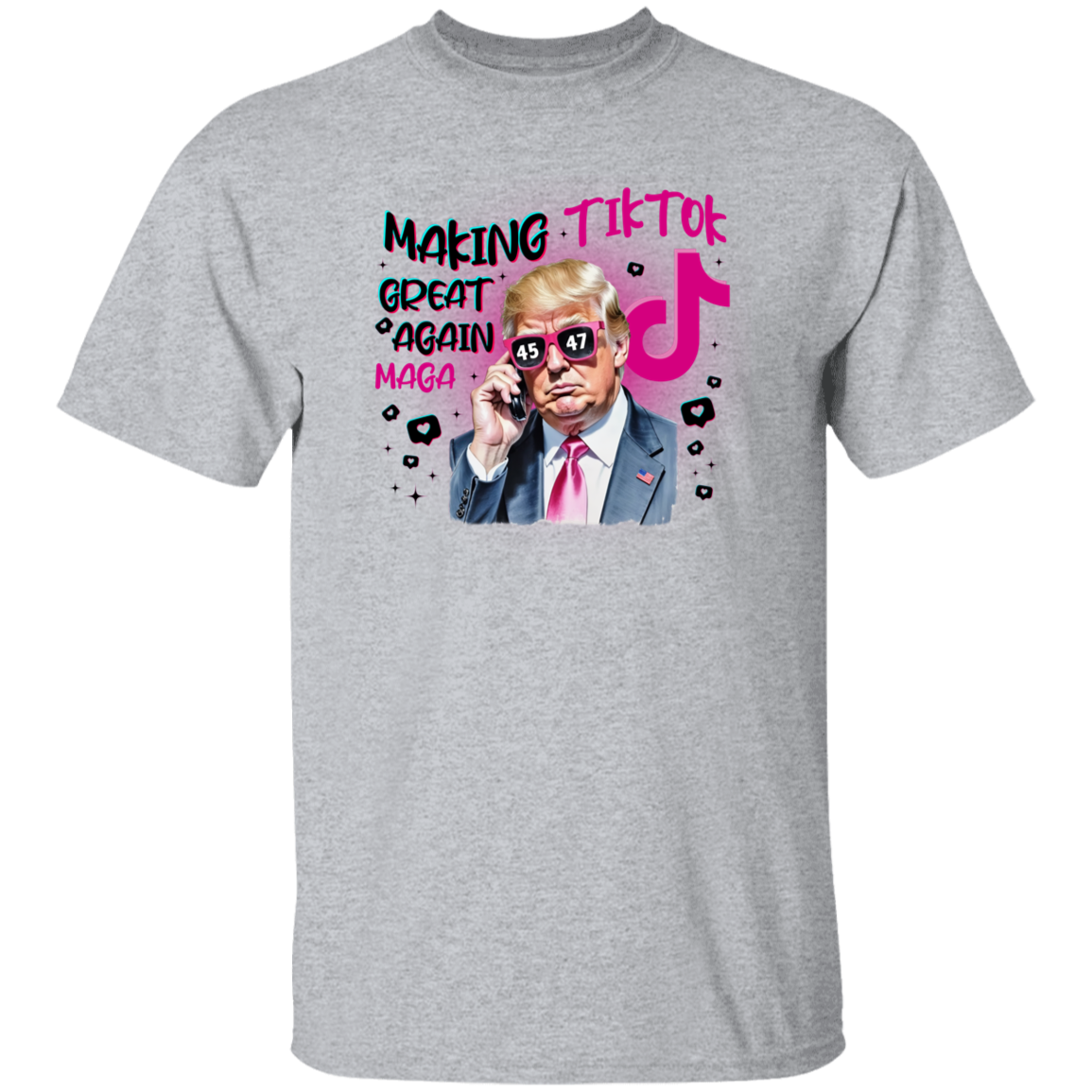 Trump Save Tiktok - Making TikTok Great Again Bright Shirt CH07 67296