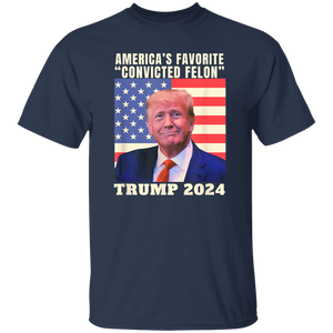 America's Favorite "Convicted Felon" Trump 2024 Shirt TH10 62691