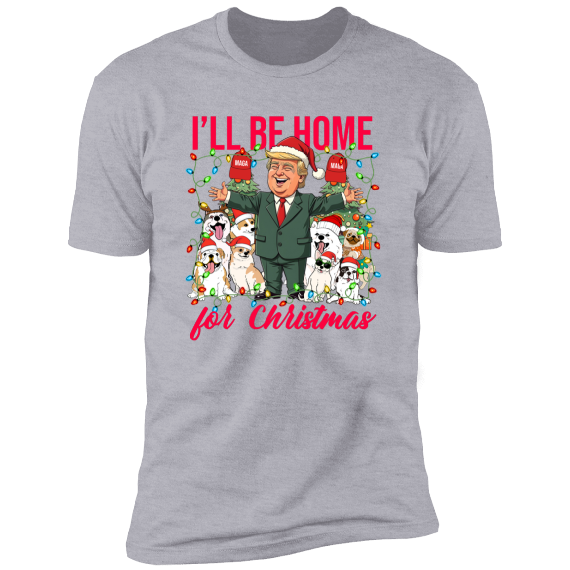 I'll Be Home For Christmas Donald Trump Shirt TH10 64161