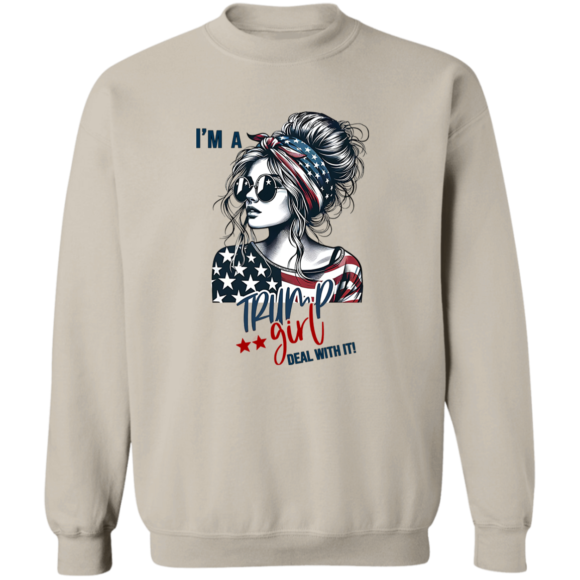 I'm A Trump Girl Deal With It Bright Shirt TH10 63543
