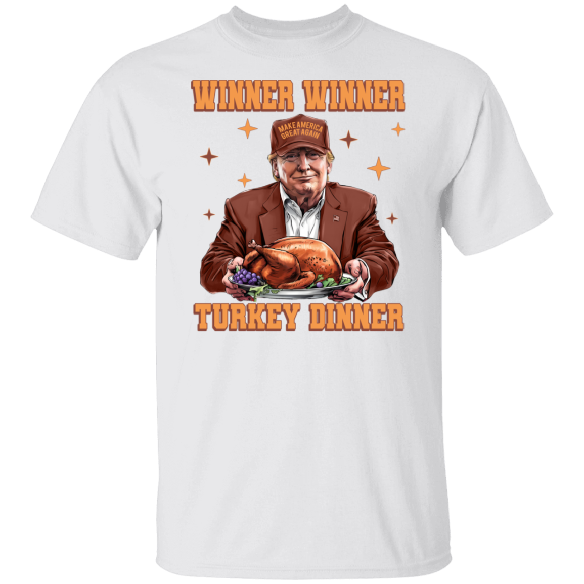 Trump Great Again Winner Turkey Dinner Bright Shirt LM32 63913