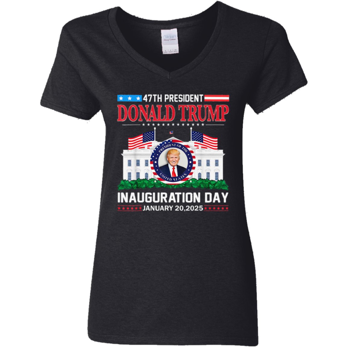 Donald Trump Inauguration Day 2025 47th USA President Dark Shirt HO82 65666