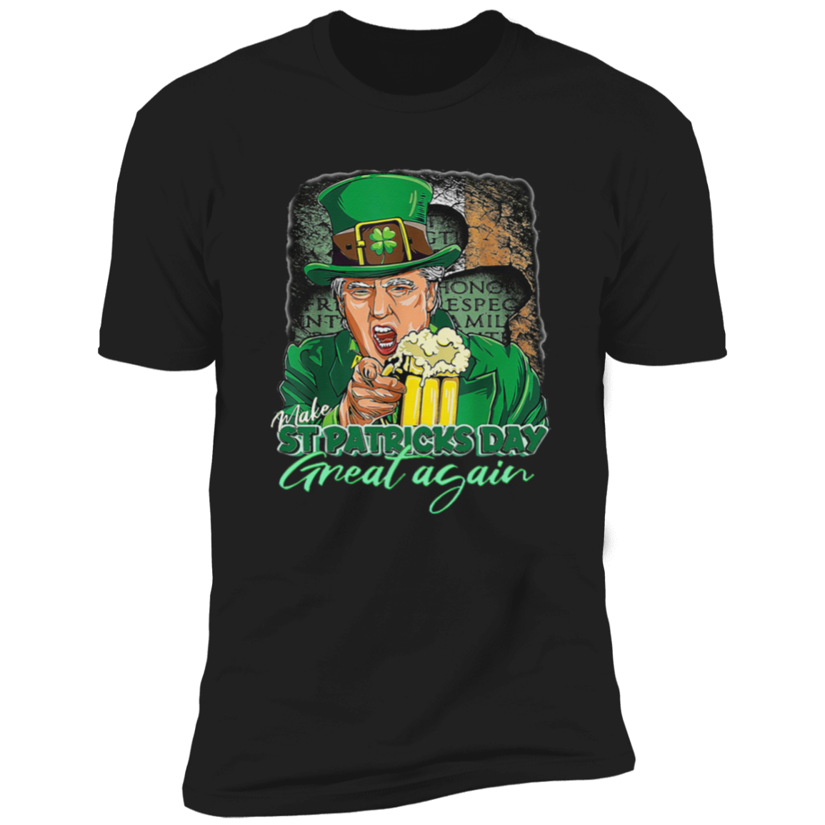 Funny President Trump Make St Patrick's Day Great Again Dark Shirt HO82 65612