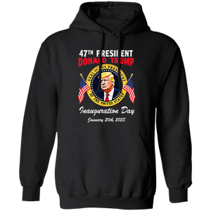 47th President Donald Trump Inauguration Day January 20th 2025 Dark Shirt HO82 65646