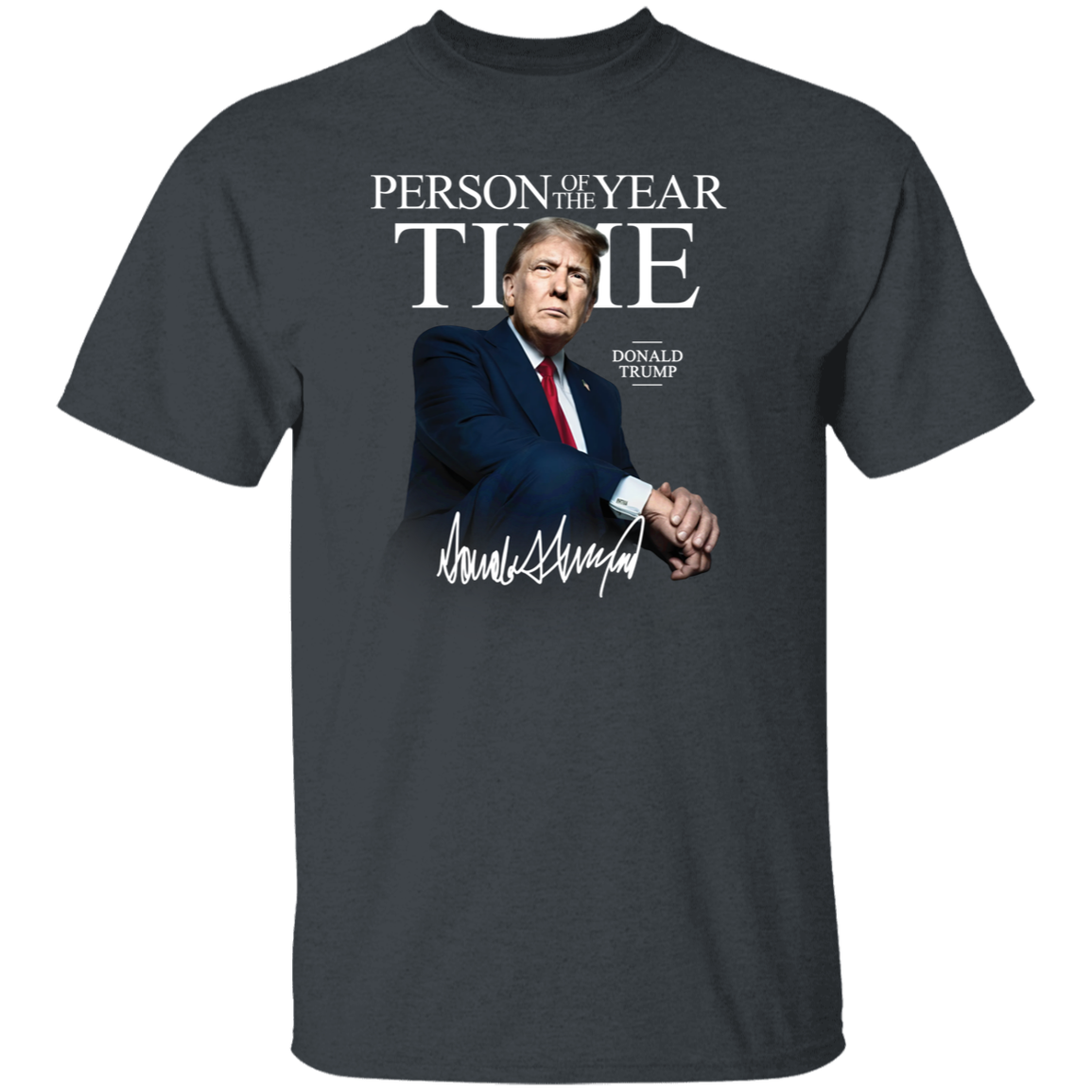 Trump's Time Person of the Year Dark Shirt HA75 64202