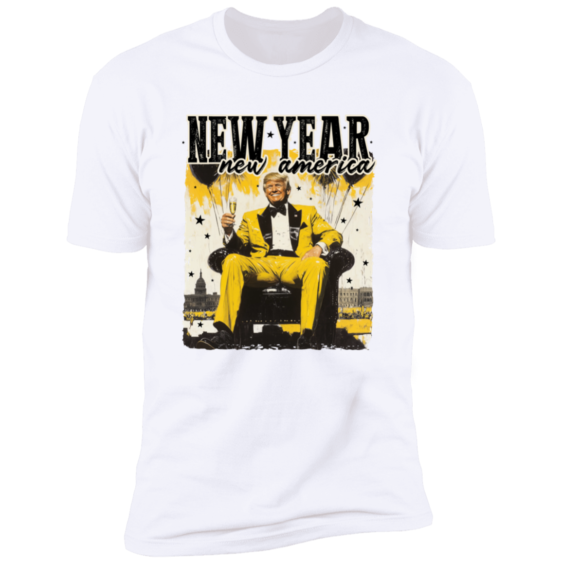 New Year New America Trump Bright Shirt HA75 64234