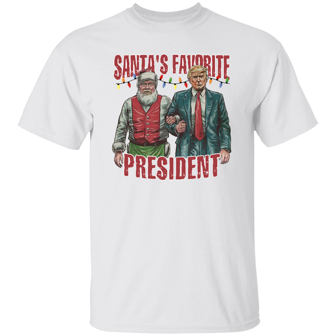 Santa's Favorite President Trump Christmas Shirt HA75 63594