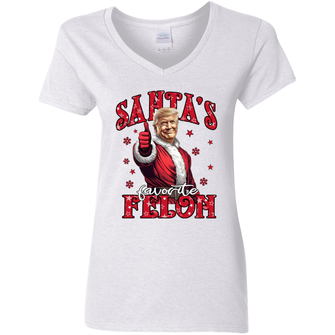 Santa's Favorite Felon Bright Shirt TH10 64037