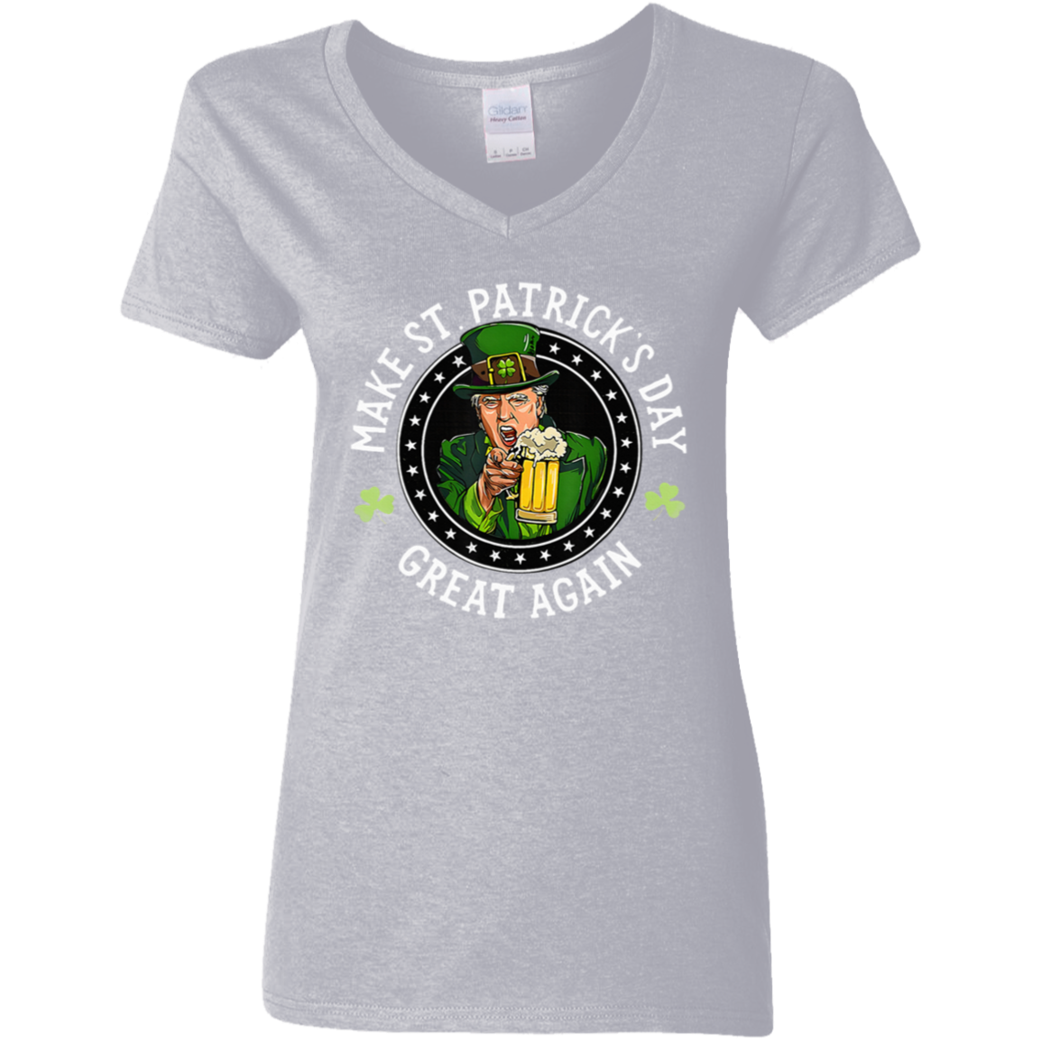 Make St Patrick's Day Great Again Funny Trump Republican 2024 Dark Shirt HO82 65610