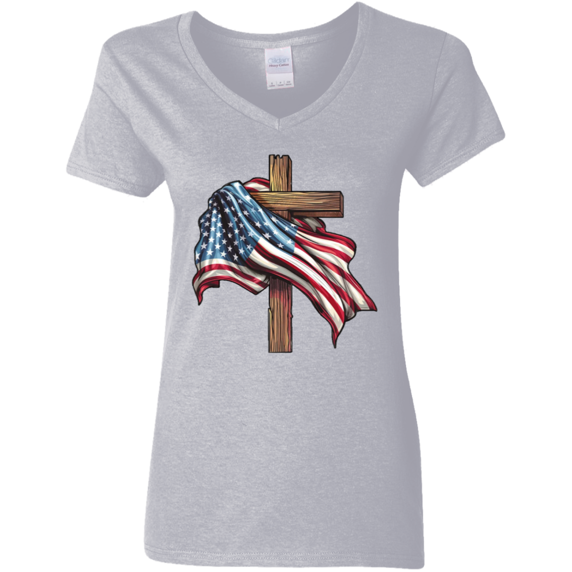Christian American Sublimation 4th Of July Shirt TH10  62615