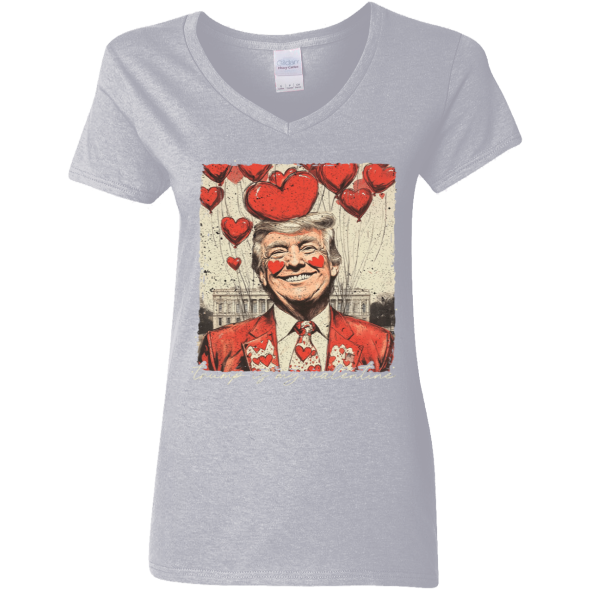 Trump Is My Valentine Dark Shirt TH10 64257