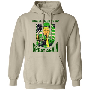 Donald Trump Make St Patrick's Day Great Again Bright Shirt Funny Trump Beer Drinking Shirt LM32 67182