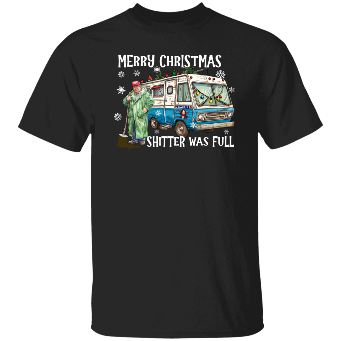 Merry Christmas Trump Shi**er Was Full Dark Shirt HO82 65332