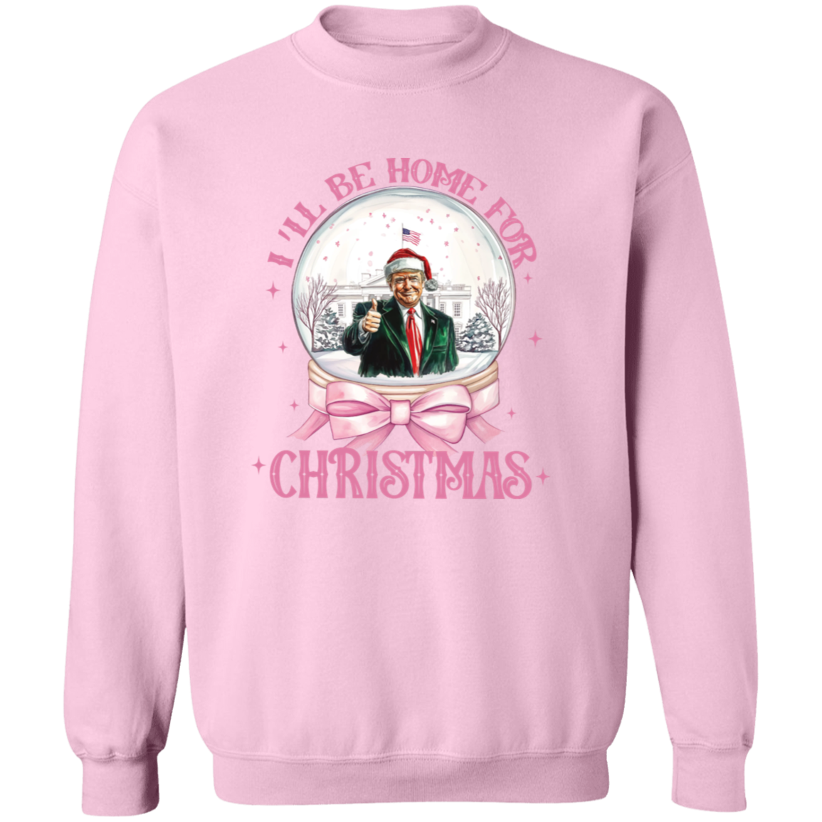 I'll Be Home For Christmas Donald Trump Shirt HA75 63646