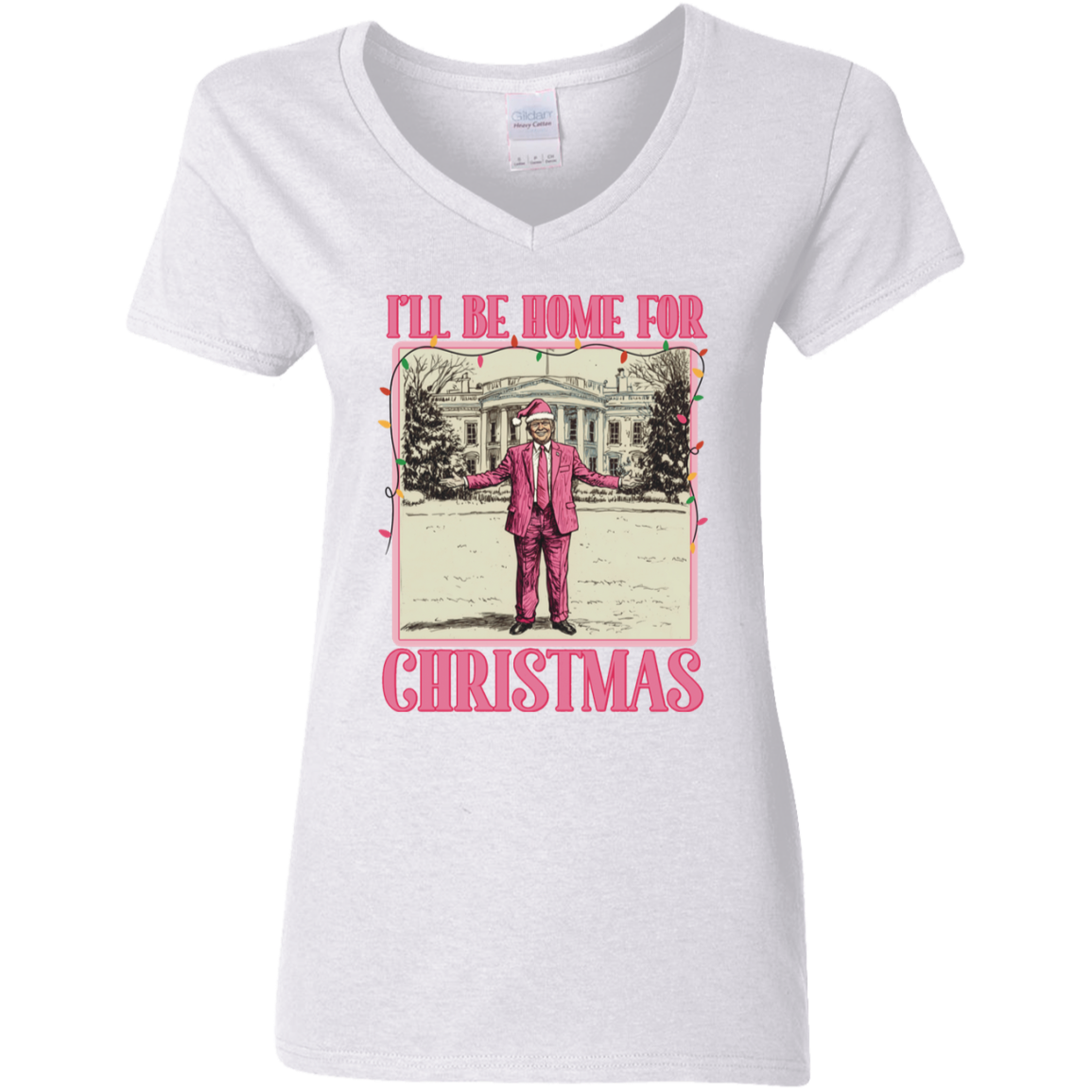I'll be home for Xmas Funny Trump Shirt HA75 63627