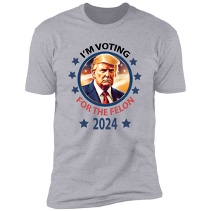 Voting For The Felon President Trump 2024 Bright Shirt HO82 62662