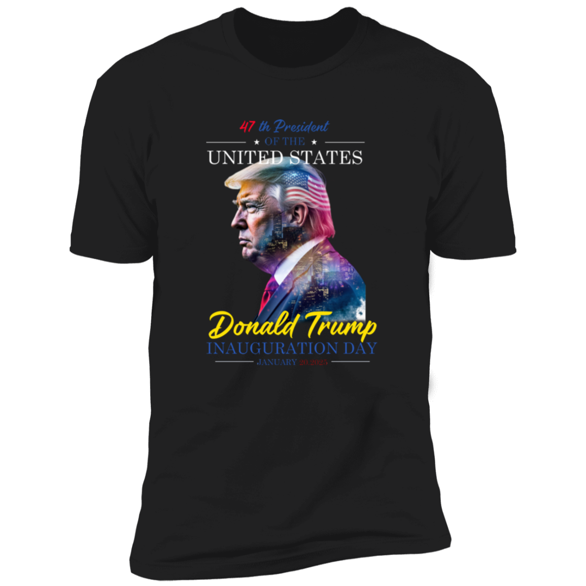 47th President of The USA Donald Trump Inauguration Day 2025 Dark Shirt CH07 67248