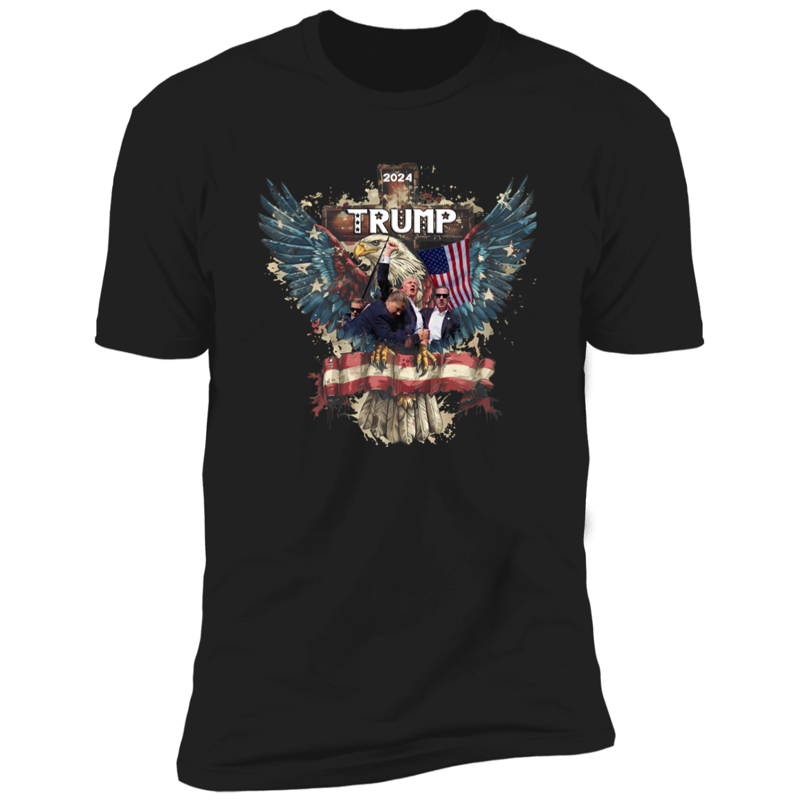 Trump President 2024 Fight Dark Shirt For Trump Lovers HO82 65392