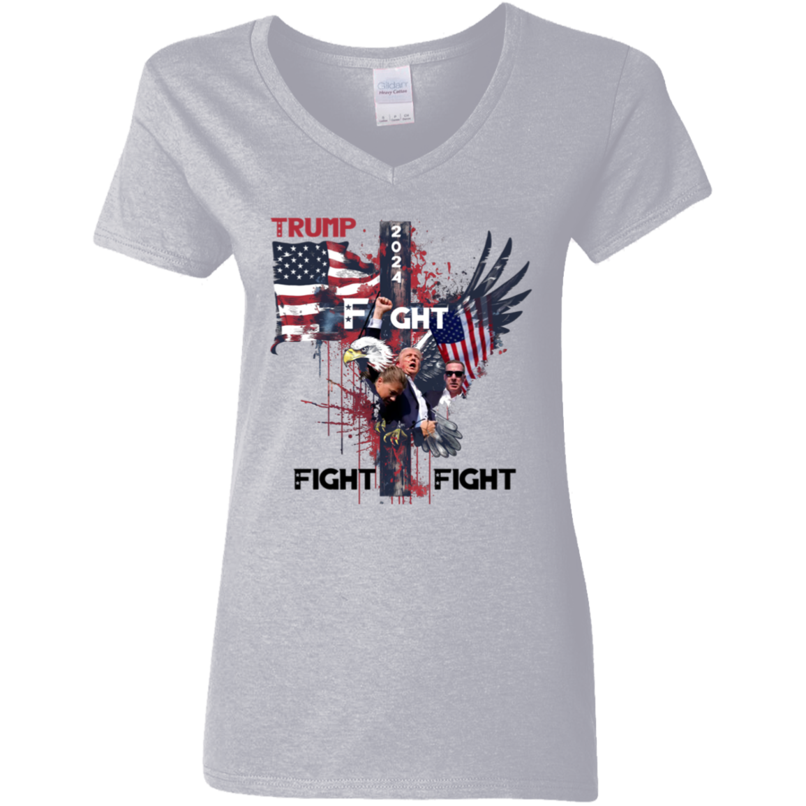Trump Fight Fight Fight Bright Shirt HO82 65394
