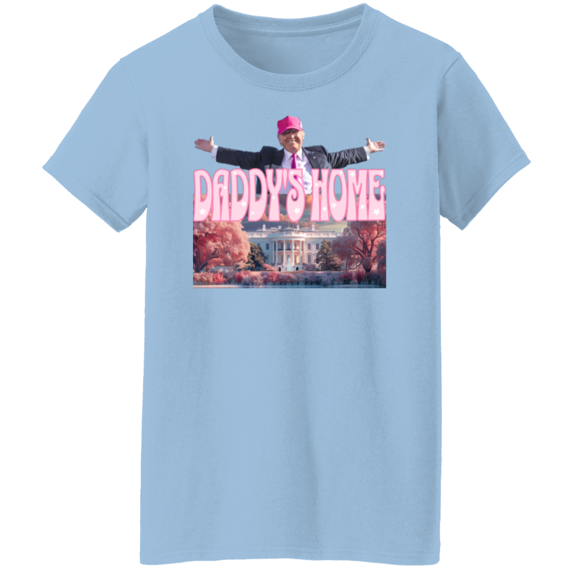 Daddy's Home Home Real Good Man Donald Pink Shirt HO82 62492