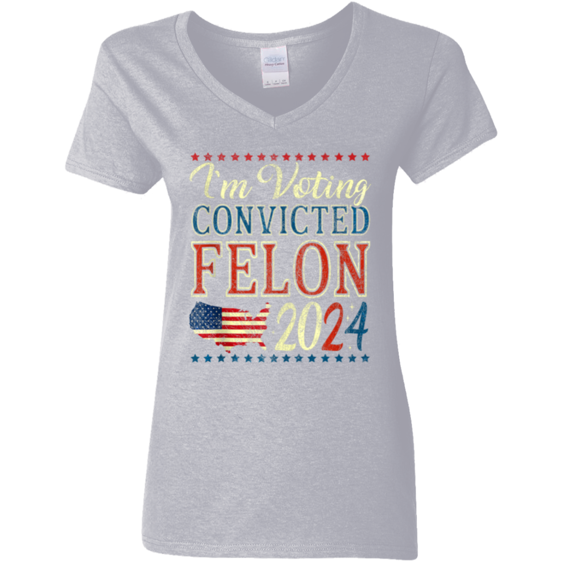 I'm Voting Convicted Felon 2024 Dark Shirt HO82 62618