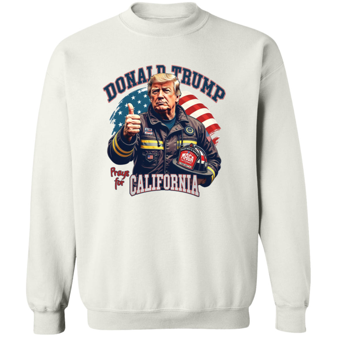 Donald Trump Prays for California Bright Shirt HA75 64306
