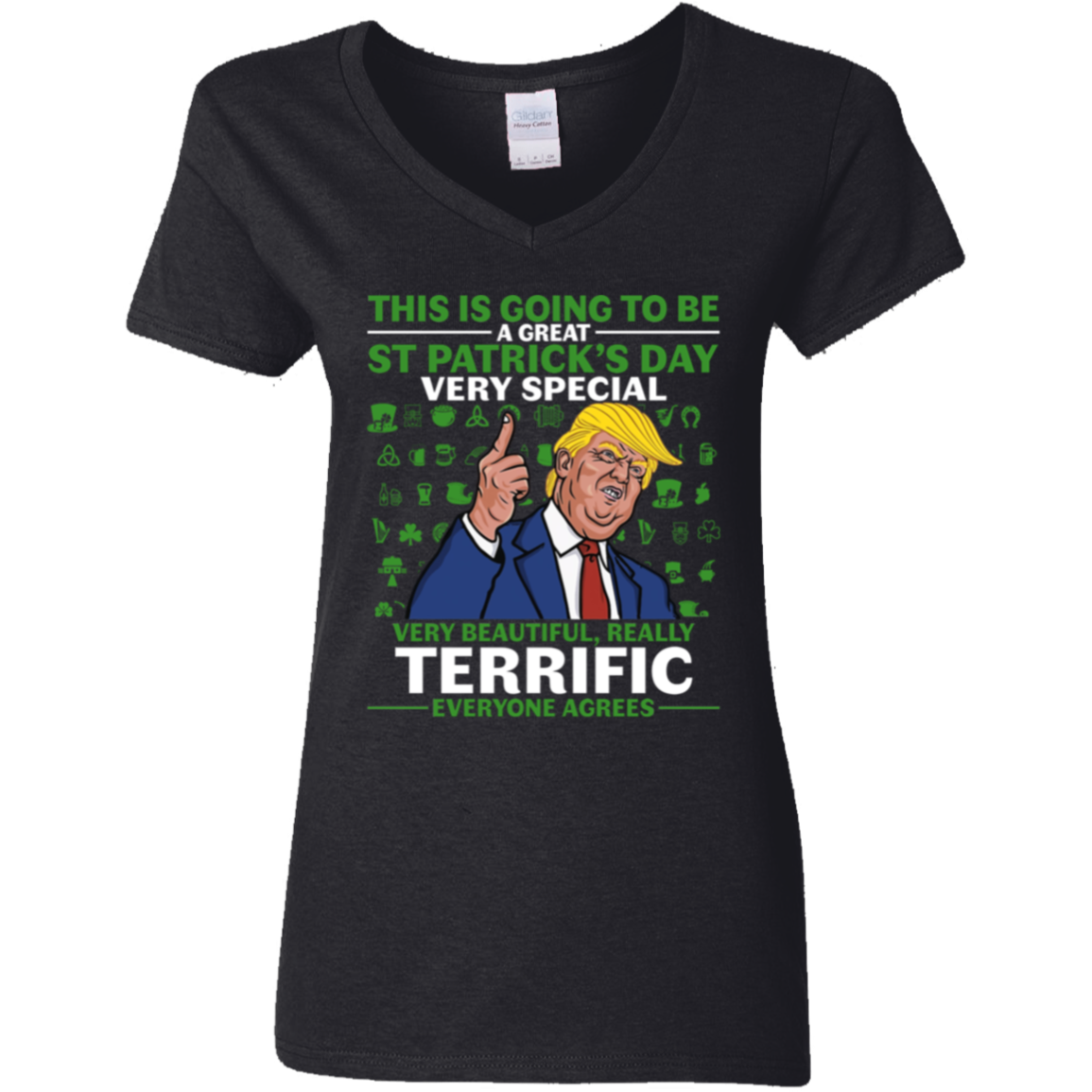 Donald Trump St Patrick's Day - Lucky Irish Dark Shirt HO82 65604
