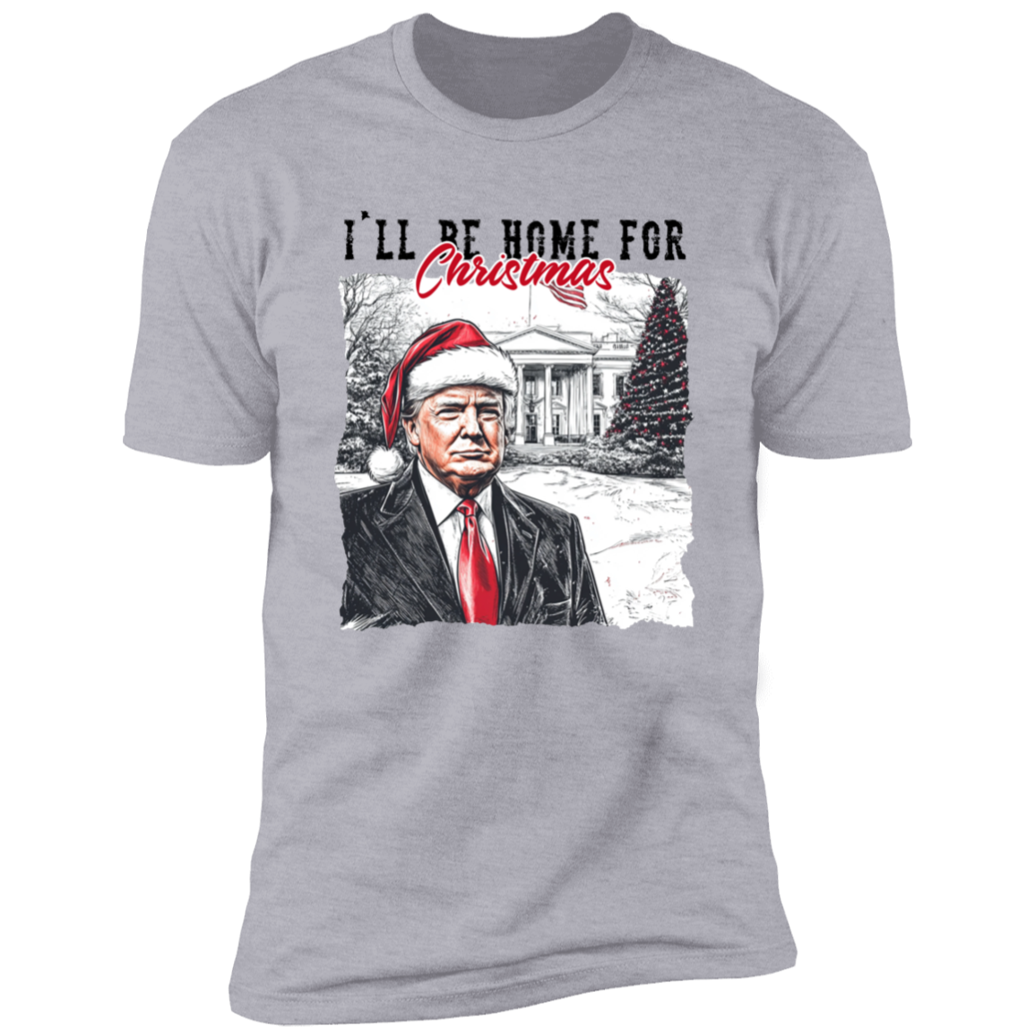 I'll Be Home For Christmas Donald Trump Shirt HA75 63640