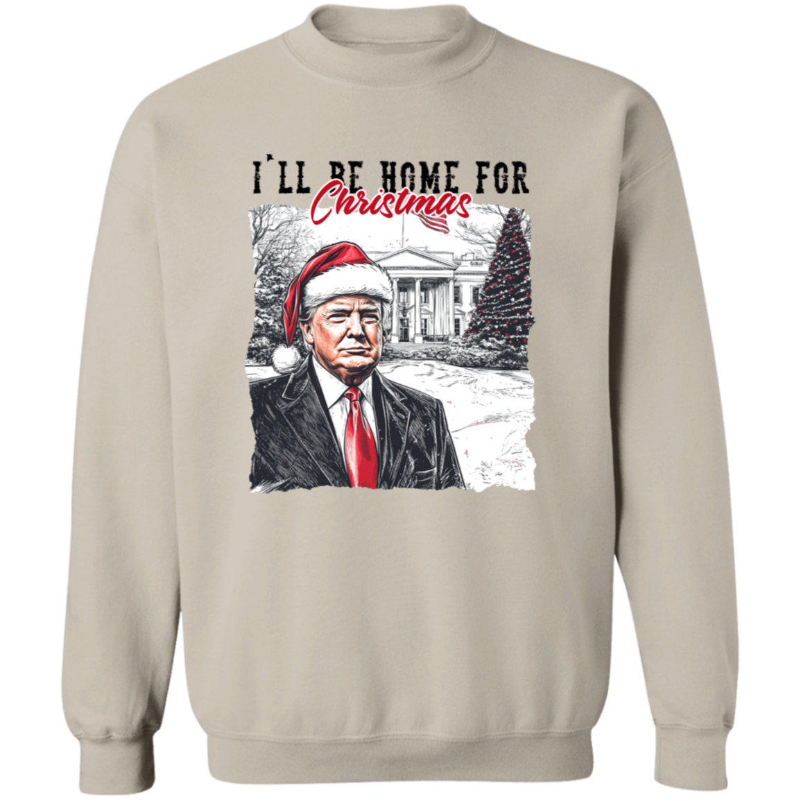 I'll Be Home For Christmas Donald Trump Shirt HA75 63640