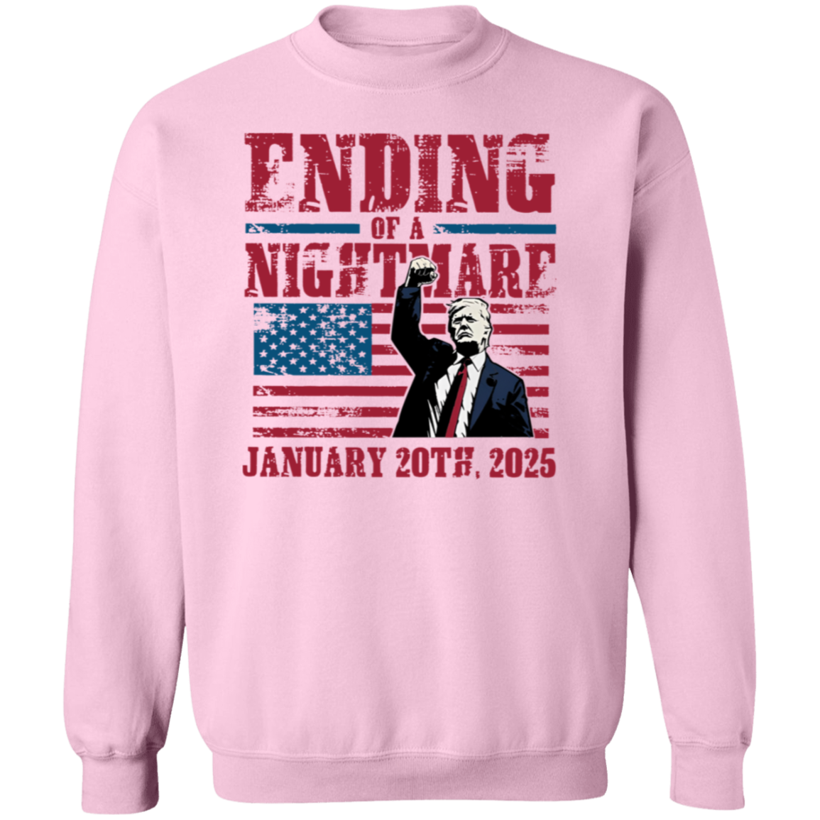 Ending of a Nightmare January 20th 2025 Trump Won Bright Shirt LM32 65219