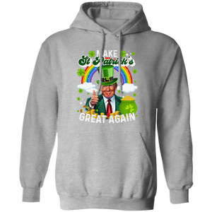 Make St Patrick's Day Great Again Funny Rich Trump Dark Shirt HO82 65608