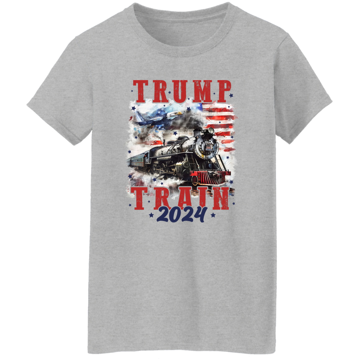 Trump Train 2024 President Trump Bright Shirt N304 HA75 62924