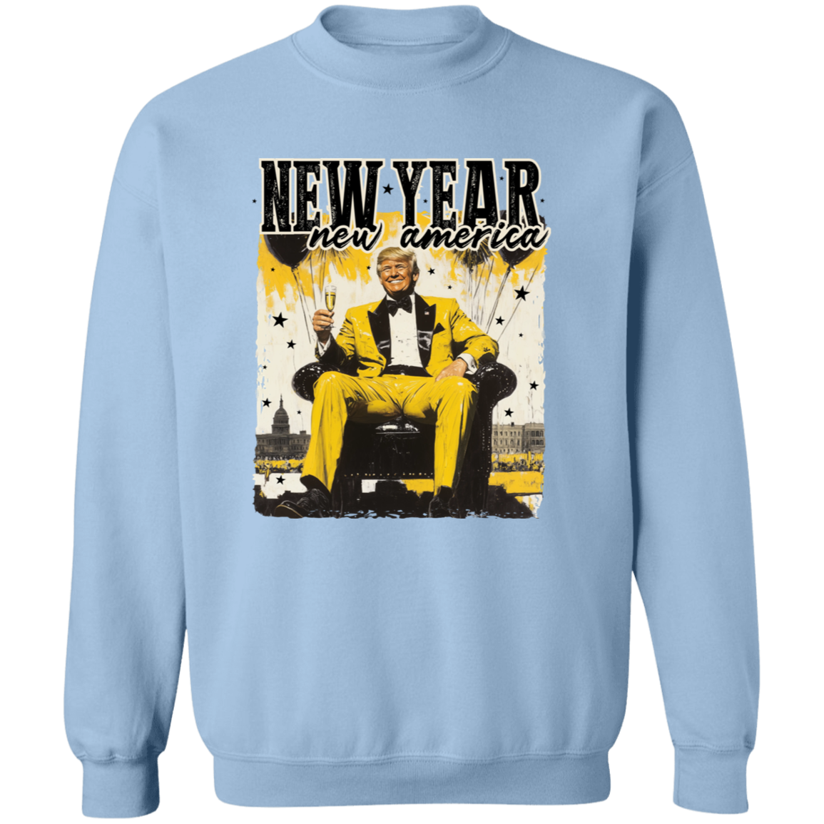 New Year New America Trump Bright Shirt HA75 64234