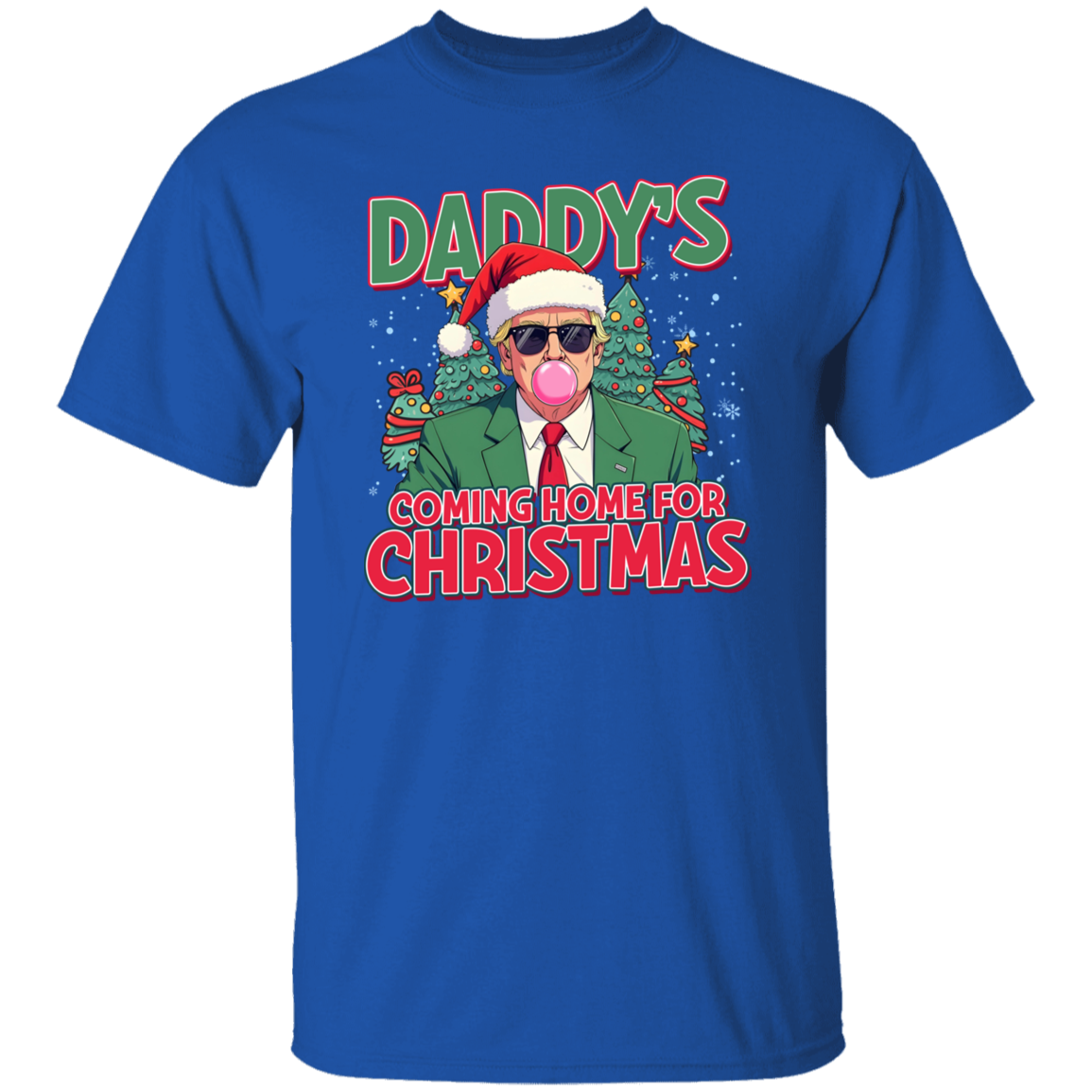 Daddy's Coming Home For Christmas Dark Shirt TH10 64061