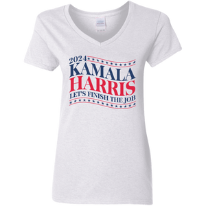 2024 Let's Finish The Job Kamala Harris Bright Shirt TH10 63385