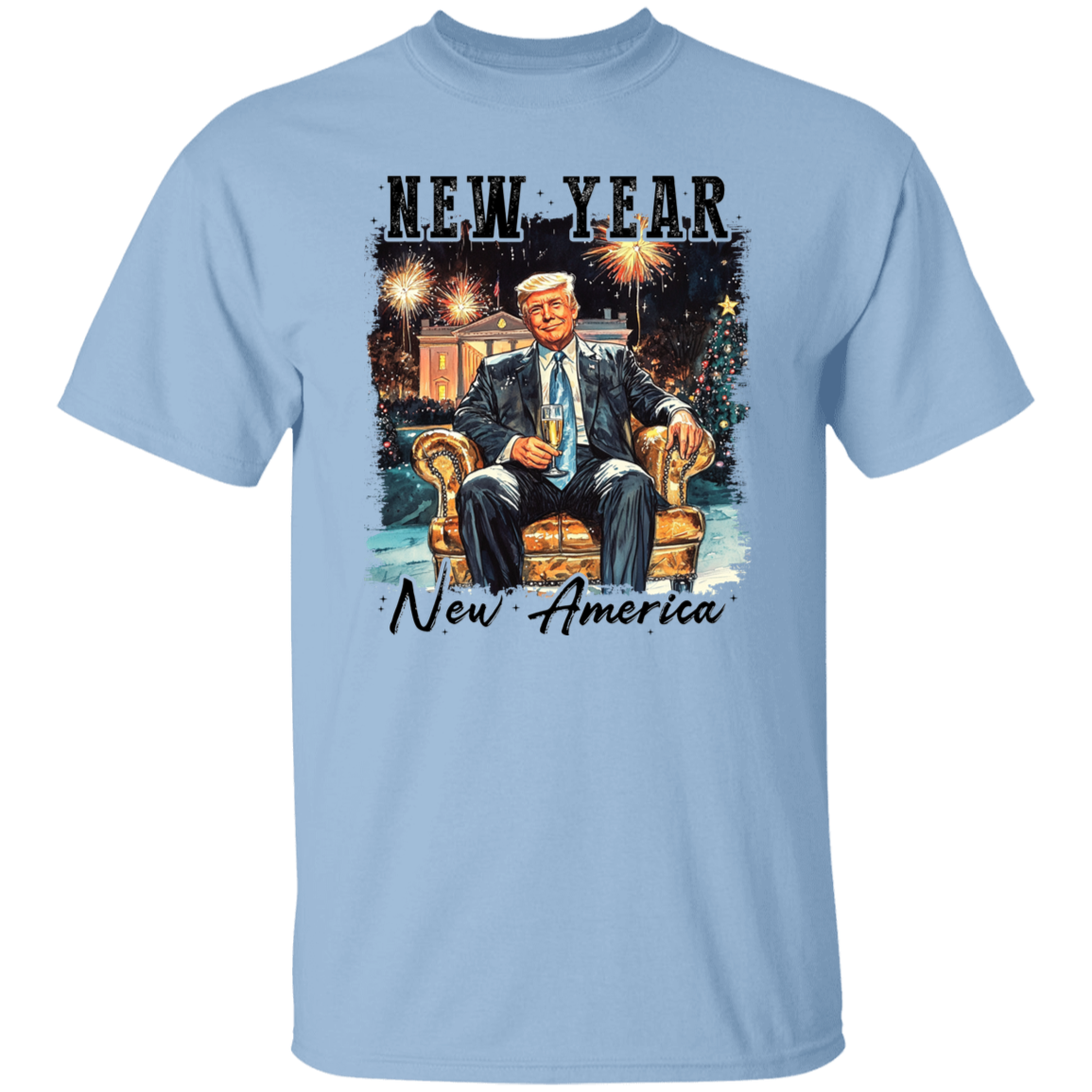 New Year New America President Donald Trump Shirt HA75 64280