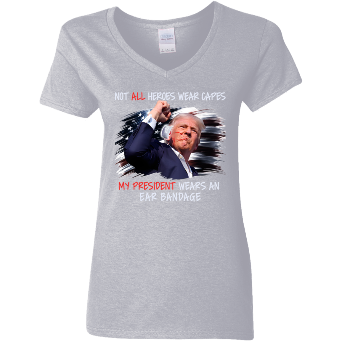 Our President Wears An Ear Bandage N369 TH10  63317