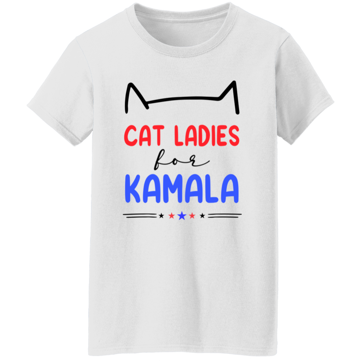 Cat Ladies For Kamala - Kamala Harris 2024 President Bright Shirt HA75 63342